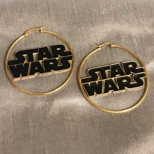 Star Wars hoop earrings